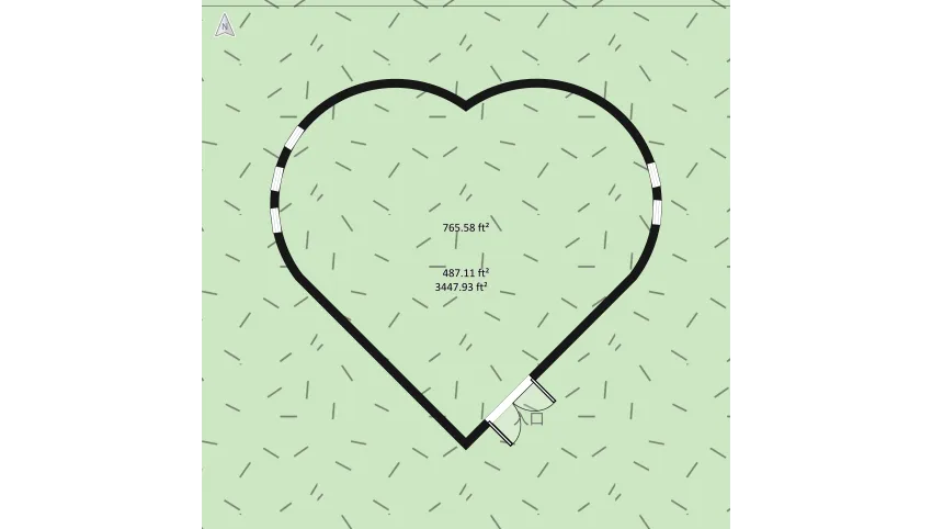 #ValentineContest floor plan 884.74
