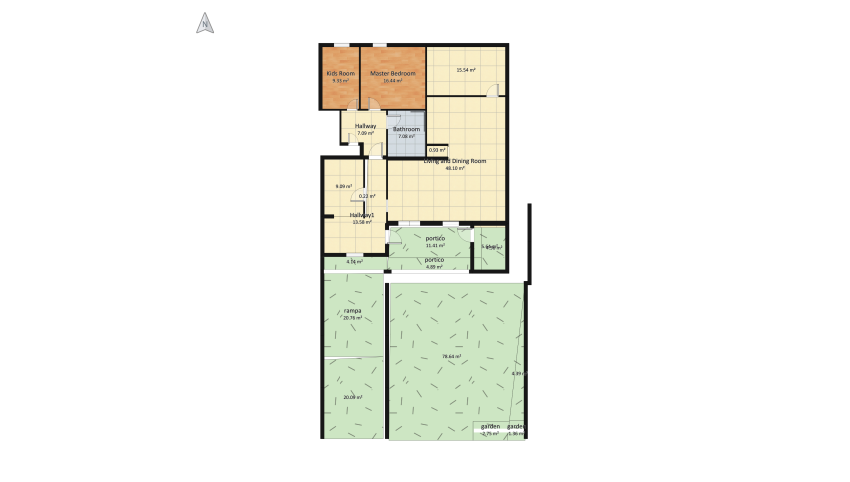 Casa floor plan 440.83