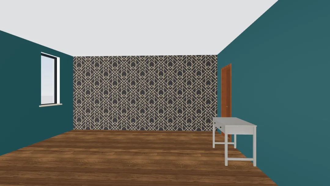 School-Age Child's Bedroom 3d design renderings