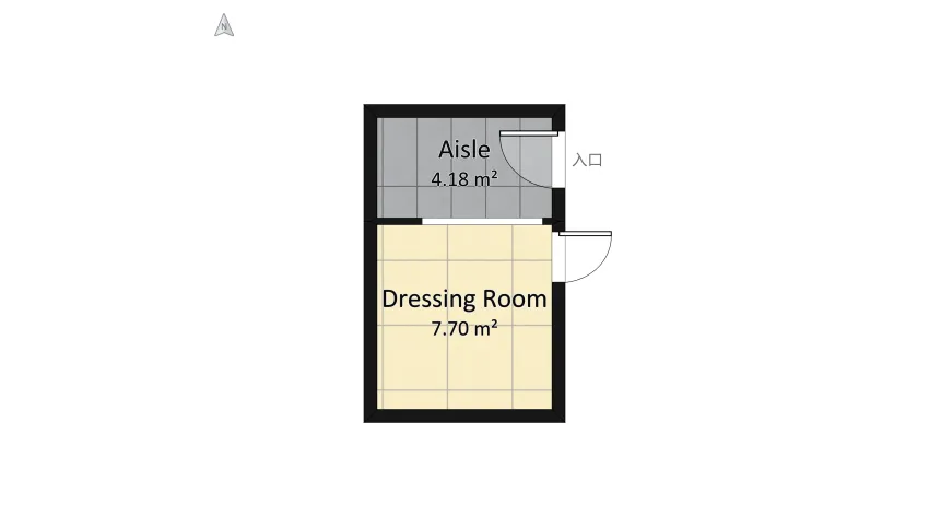 Dressing room floor plan 27.5