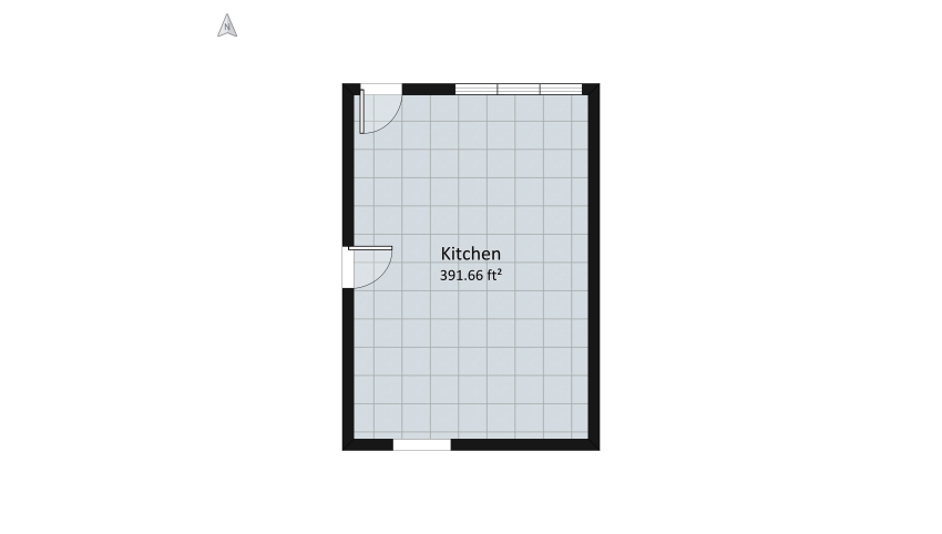 David's Kitchen floor plan 64.82