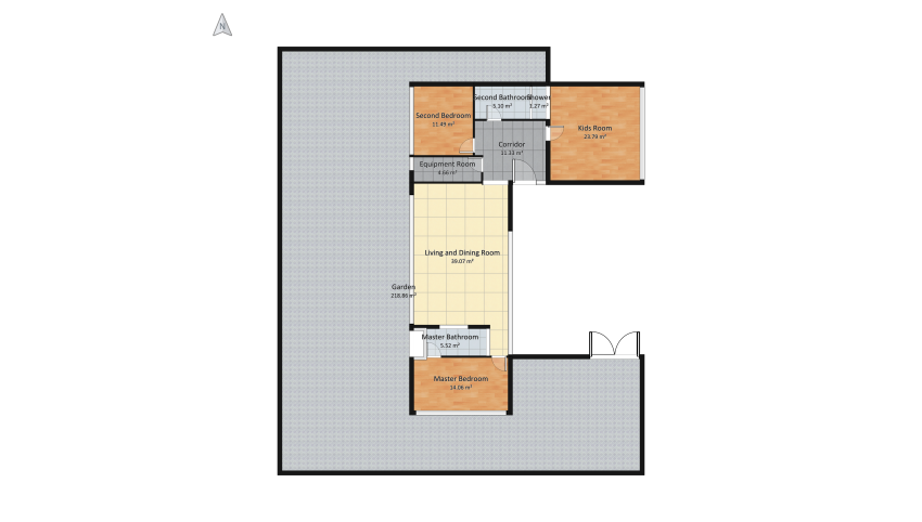 Eco-friendly house floor plan 359.56