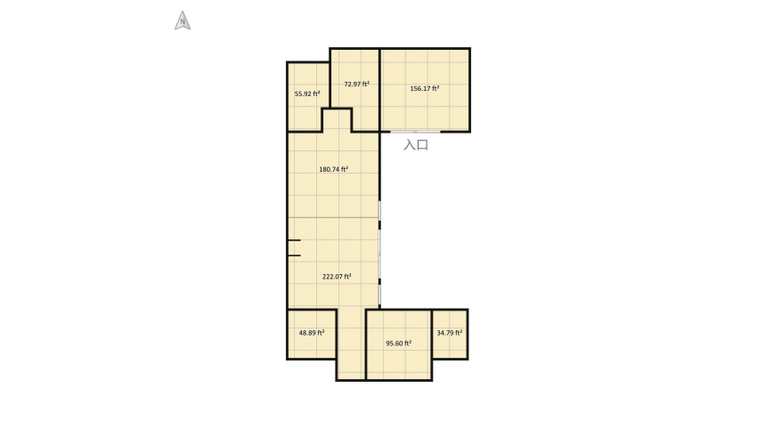 House with Pool floor plan 85.61