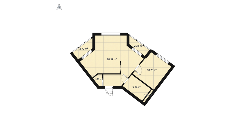 Васильково floor plan 59.67