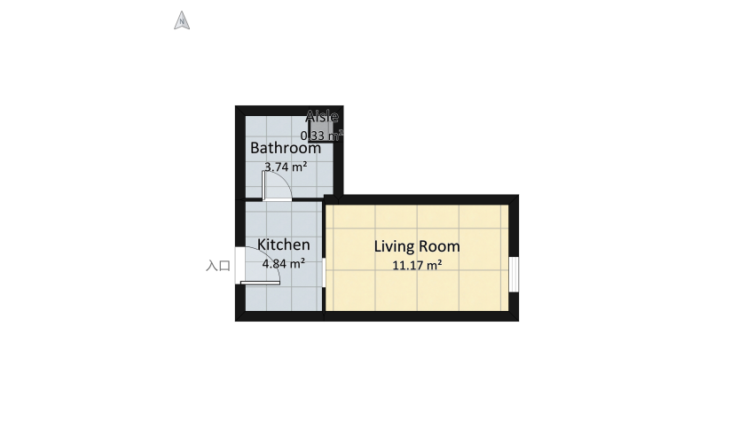 #AprilFoolContest_Small_Apartment floor plan 23.25
