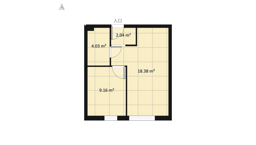 Julia_Karpa_Kaloryfer_1 floor plan 87.88