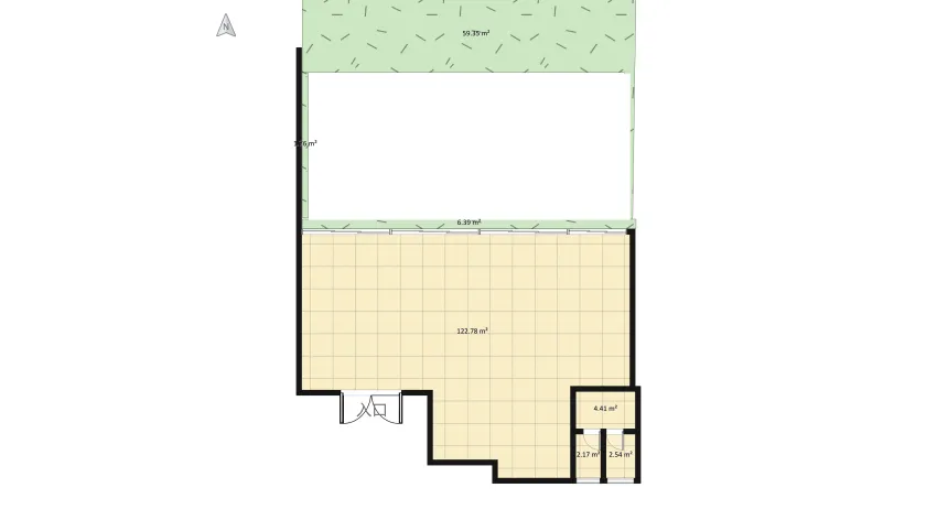 #BrunchContest_Pool&Berry floor plan 208.31
