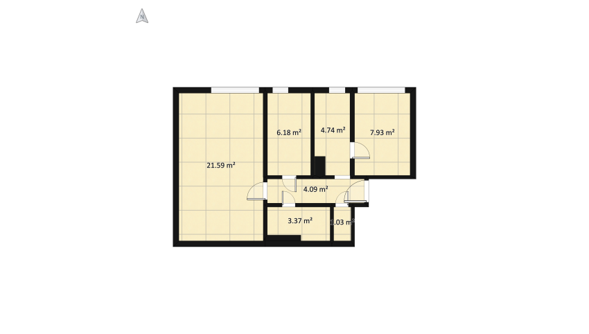 Lakaska floor plan 56.76