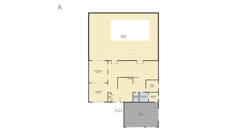 Chanelle's House floor plan 923.16