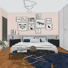v2_semi modern bedroom 3d design renderings