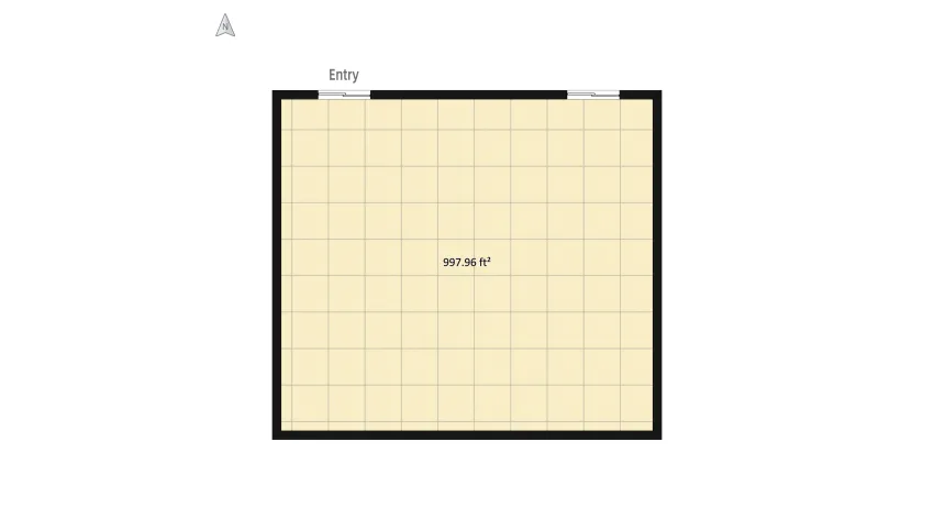 Bedroom ✨🛌 floor plan 97.41