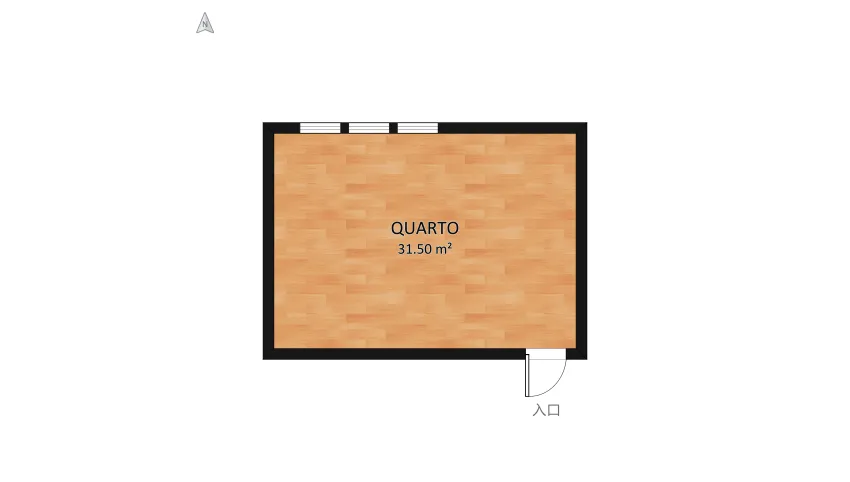 QUARTO BOHO CHIC floor plan 34.3