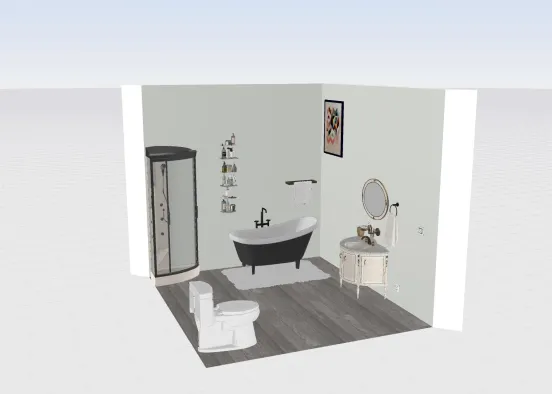 Copy of final bathroom_copy Design Rendering