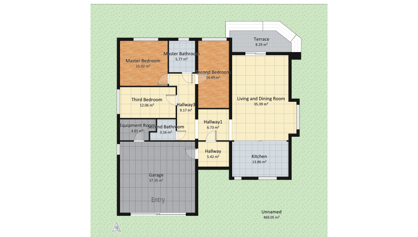 Multifunctional Living - Life Design  floor plan 640.64