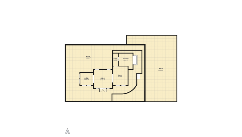 Modern Bungalow floor plan 650.53