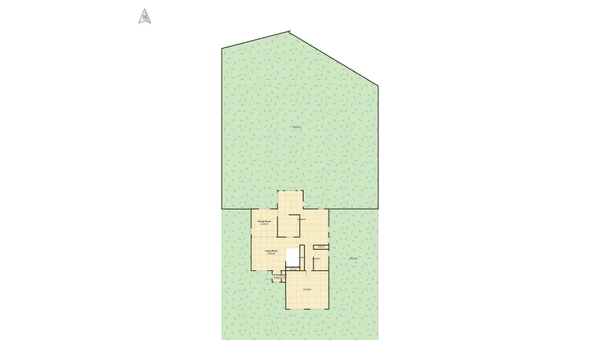 Hexham W Dormer Living Room floor plan 620.77
