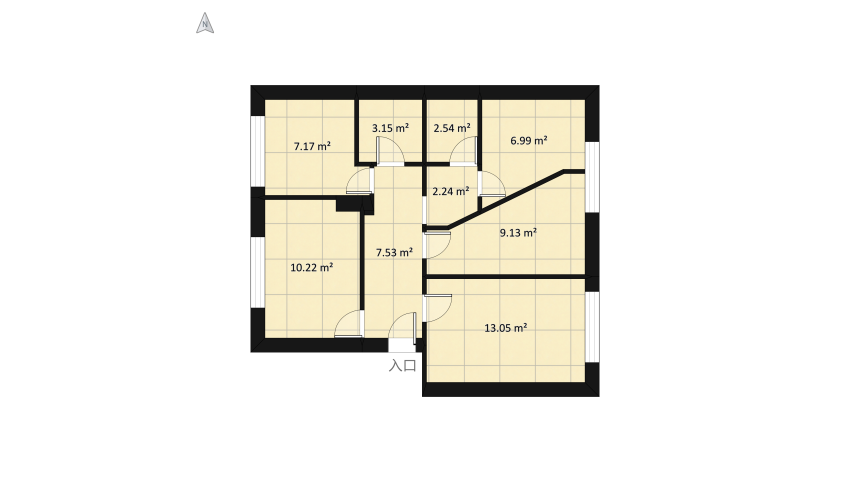 Kacper Kartuska 59 test render floor plan 72.99