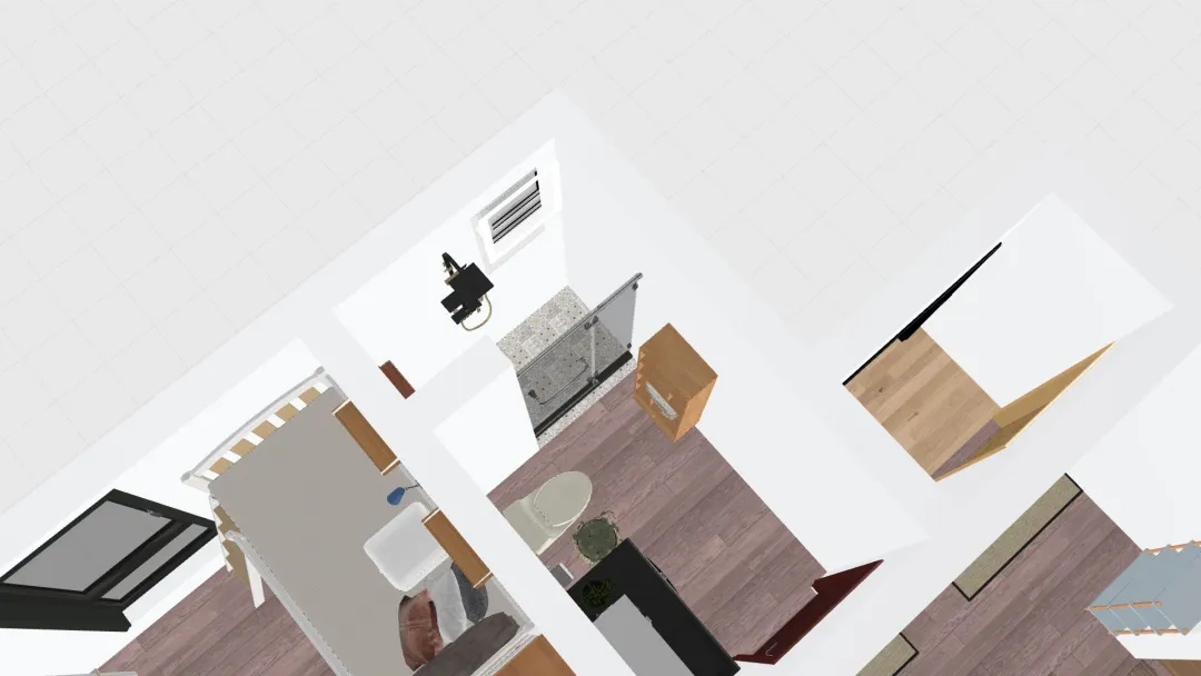 apartment of 3 3d design renderings
