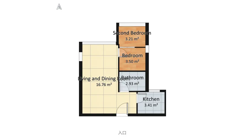 Home Design1(front living room) backup floor plan 29.81