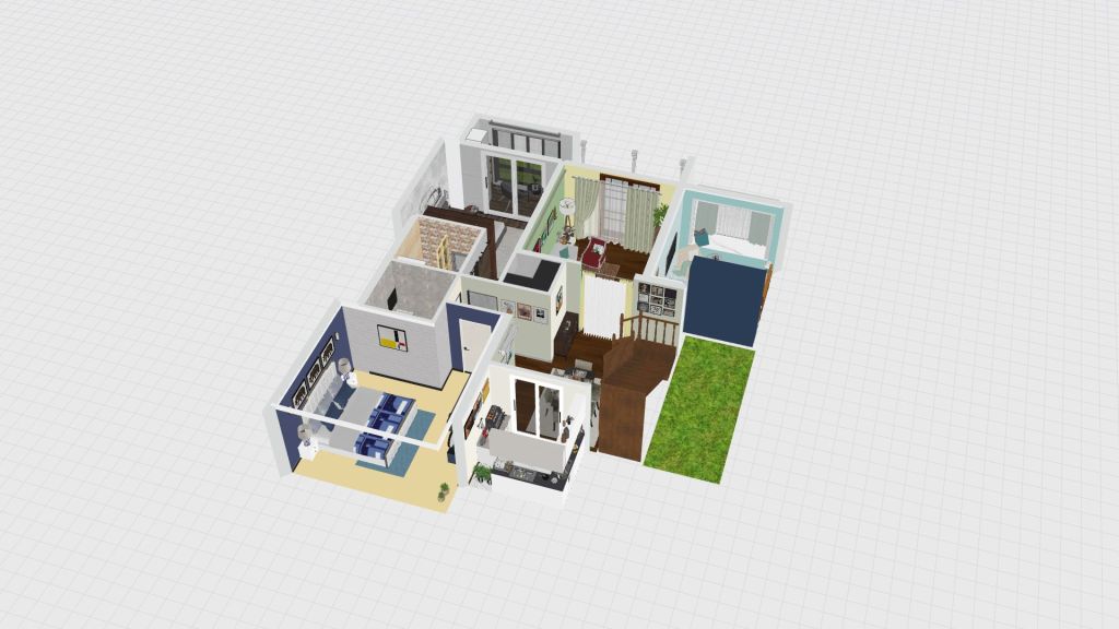 house for interior design 3d design renderings