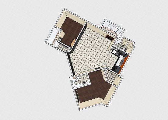 Layout Plan for Interior Designer v2 Design Rendering