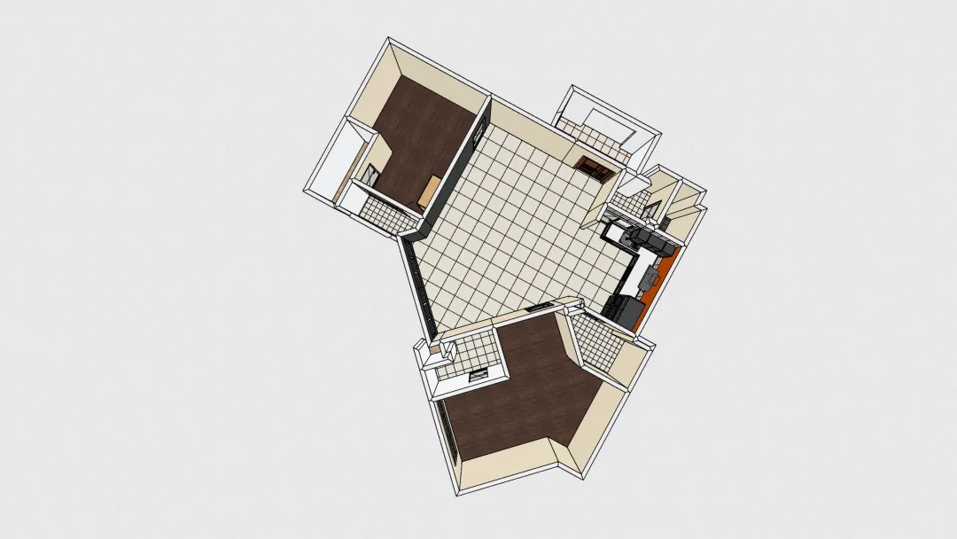 Layout Plan for Interior Designer v2 3d design renderings