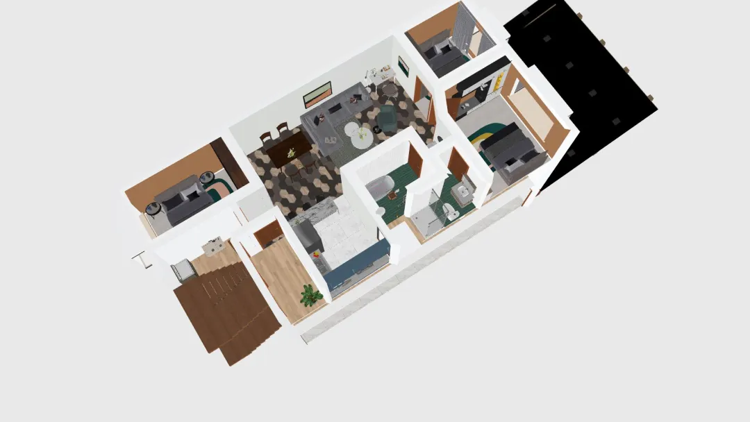 Copy of Casa mama nivel 3 3d design renderings