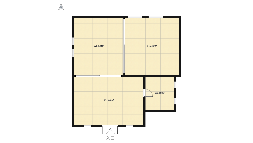 Bauhaus Style Suite floor plan 190.25