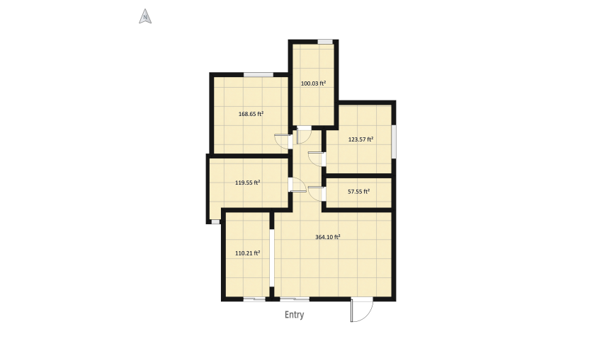 Casa mia 1 floor plan 107.71