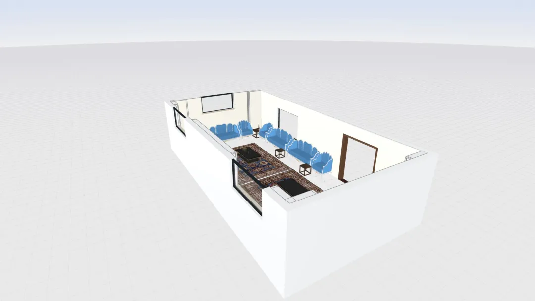 Copy of ديوانية11 3d design renderings