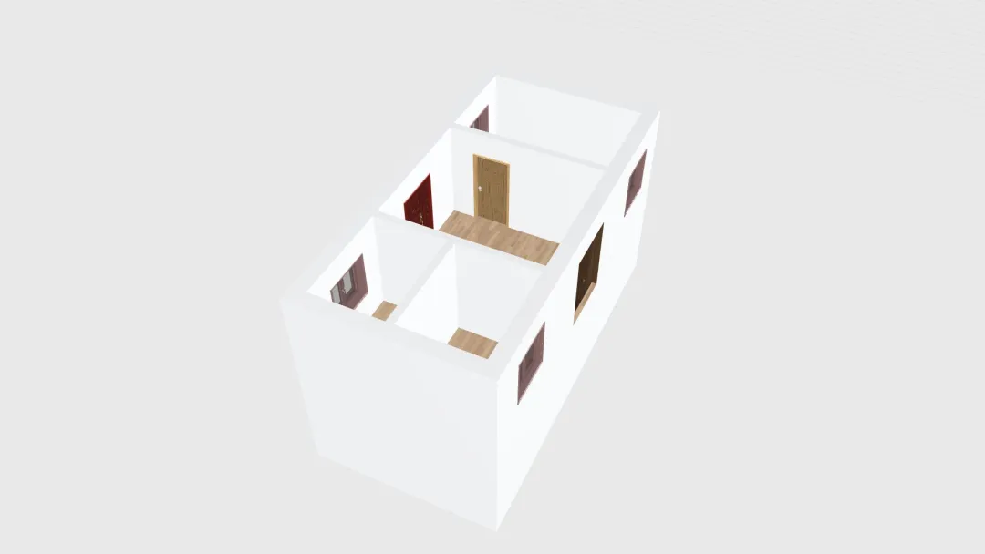 casa velha - desenho simples 3d design renderings