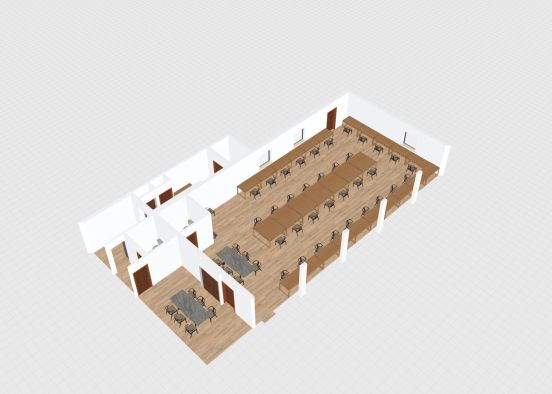 DME Class Room Proposed Furniture C 9-9-2021 Design Rendering