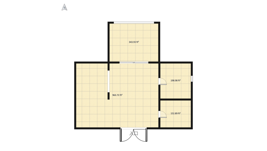 kid's Room floor plan 166.77