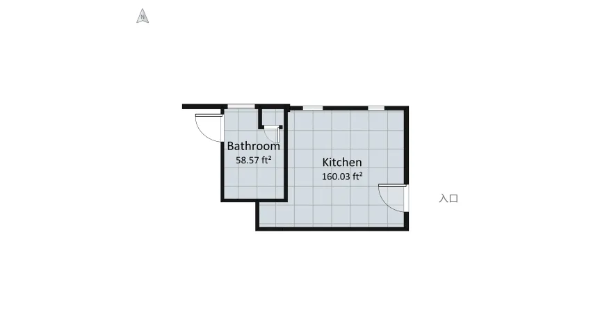 Historical Gothic Bathroom floor plan 22.11