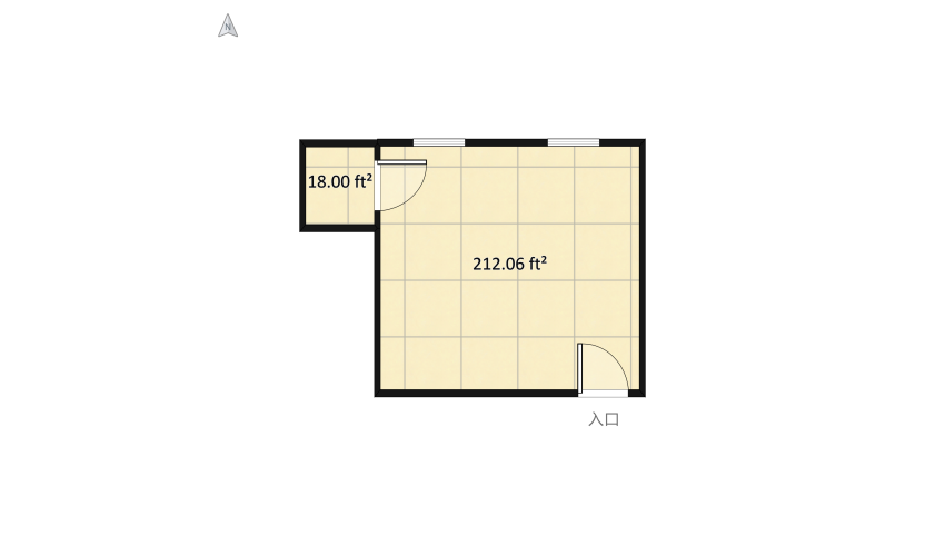 Leslie Juarez (Bedroom) floor plan 22.72