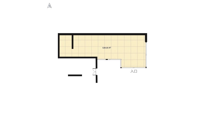 The Fold House - Uni Project Y2 Module 5 floor plan 54.63