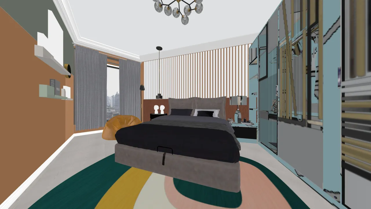 View of Modern Urban ApartmentModern Urban Apartment created by Oussama SOULI ...