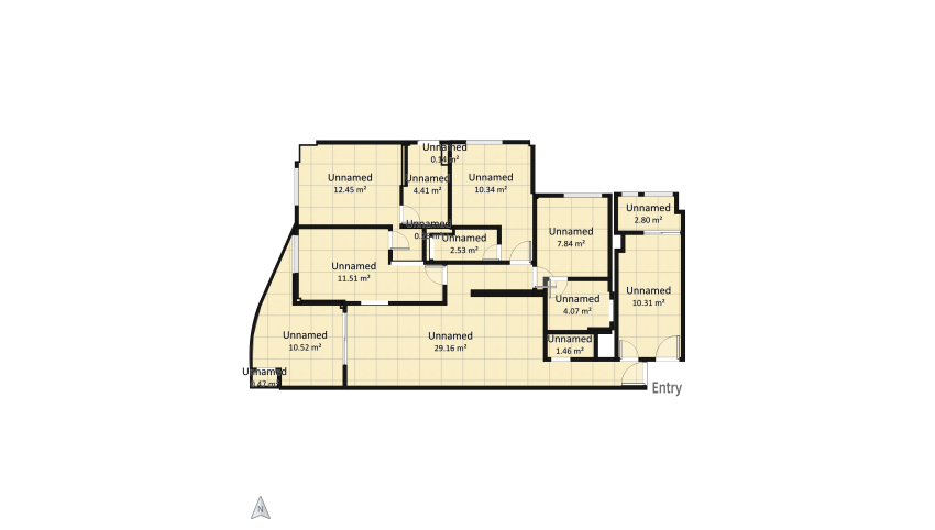 Apartamento Gleide floor plan 108.44