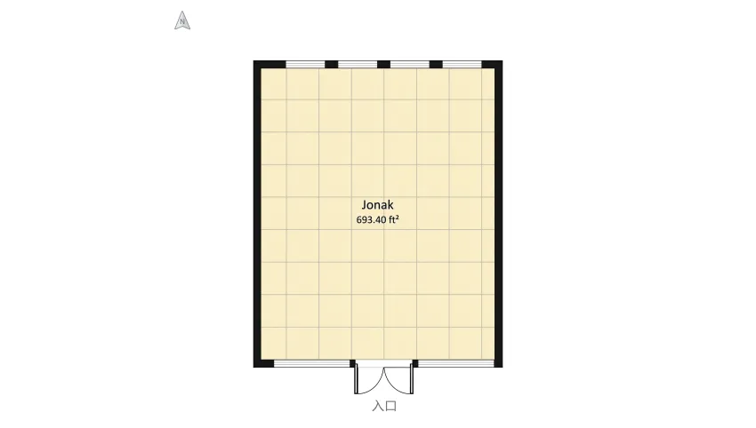 Jonak Store floor plan 68.31