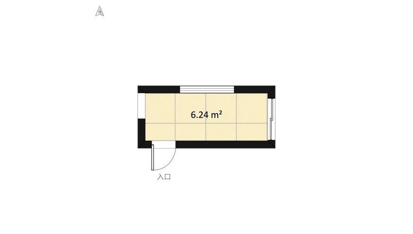 Small Room floor plan 7.64