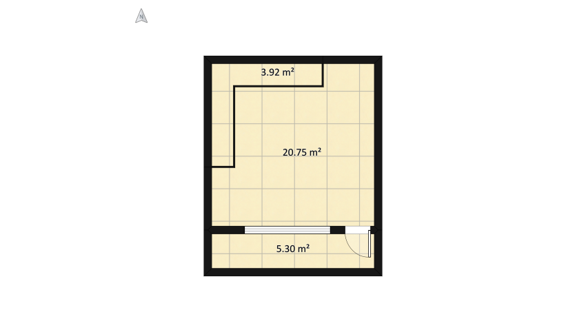 Diseño de Patio floor plan 75.97