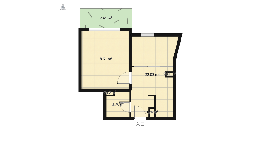 DG Wohnung Oma -NEU floor plan 59.63