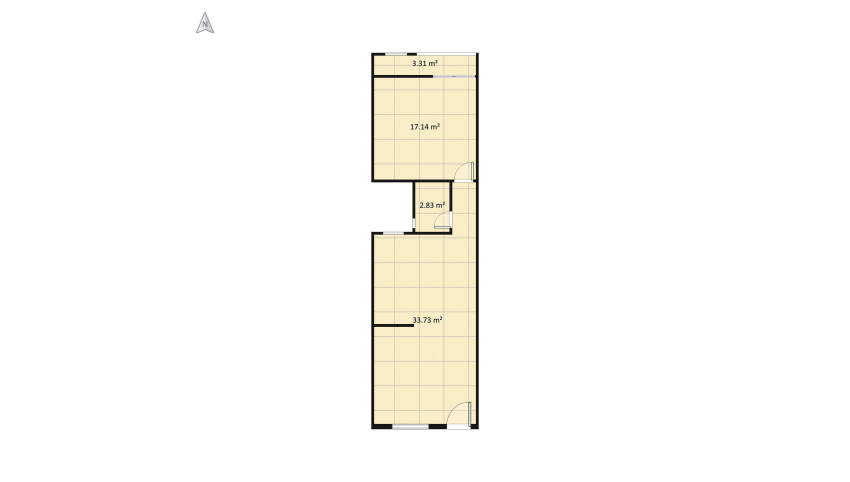 Simple Apartment  - Mr.Huy_copy floor plan 60.49