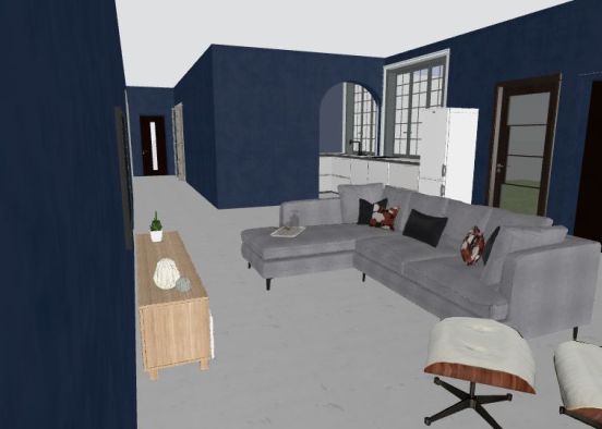 2023 S Void Furniture - Library, Studio, 2 bed inner garden_copy Design Rendering