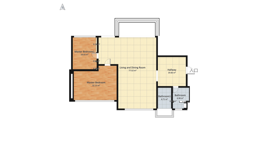 2021Residential ЖК UNIT.Home floor plan 161.38