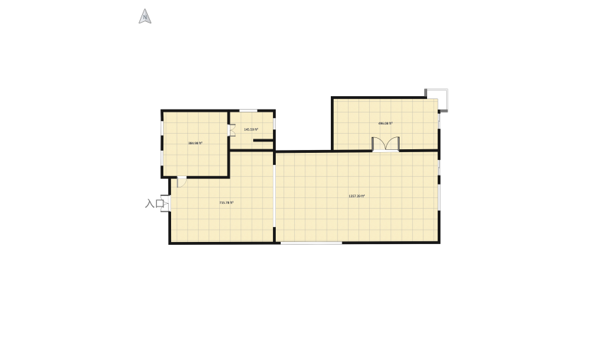 1st home floor plan 613.61