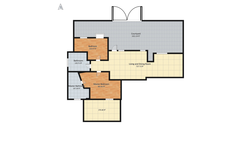Tiny Little House floor plan 286.24