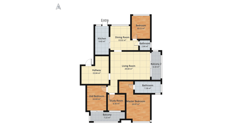 Four Bedroom Large Floor Plan floor plan 159.67
