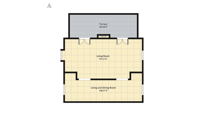 Loire Great Living Room floor plan 170.74