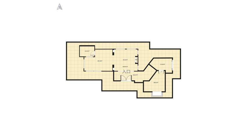 Bi-level floor plan 1930.48